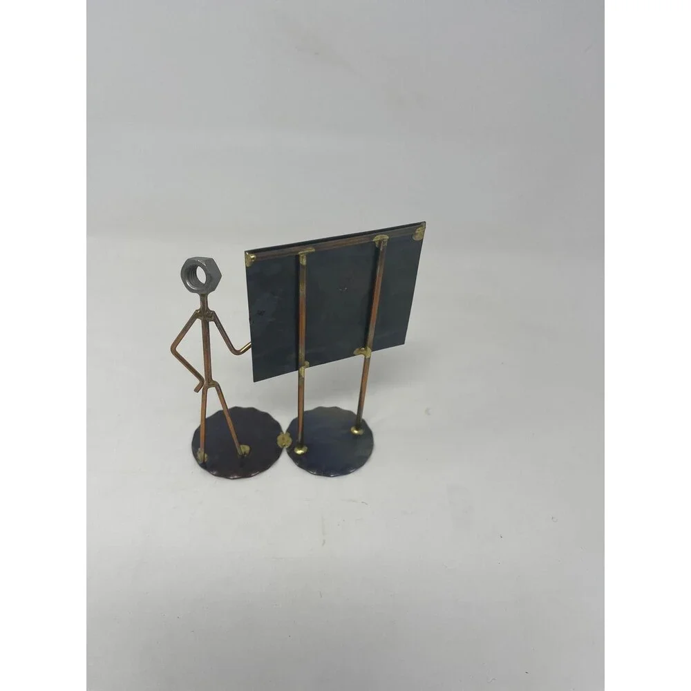 Rock Creek Metal Craft Man The Teacher Salesman Nuts and Bolts Sculpture Figure